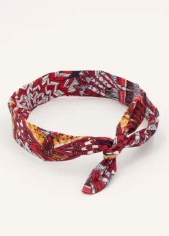 Fashion Coton Du Monde Bandeau africain Twist 05 Rouge
