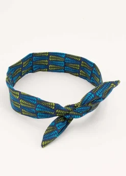 Online Coton Du Monde Bandeau africain Twist 11 Bleu