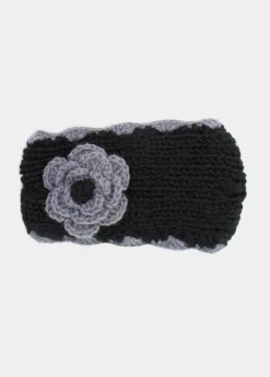 Cheap Coton Du Monde Bandeau Fleur Noir