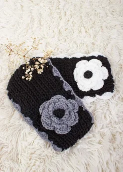 Cheap Coton Du Monde Bandeau Fleur Noir