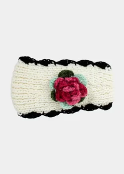 Flash Sale Coton Du Monde Bandeau Fleur Blanc