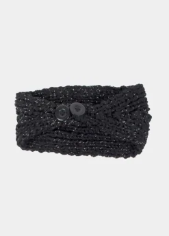 Best Coton Du Monde Bandeau Fleur Paillette Noir