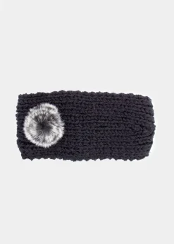 Cheap Coton Du Monde Bandeau Pompon Noir