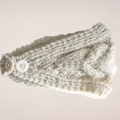 Cheap Coton Du Monde Bandeau Tresse Beige