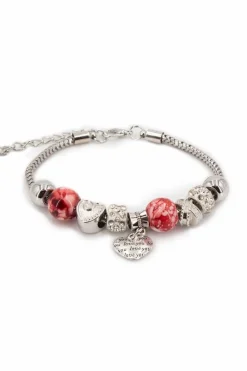 Online Coton Du Monde Bracelet fantaisie breloques Rouge