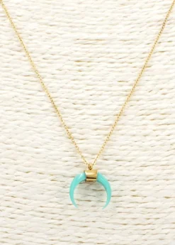 Best Sale Coton Du Monde Collier Lune Bleu