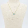 Best Coton Du Monde Collier Triangle Turquoise