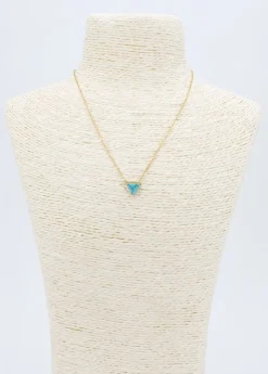 Best Coton Du Monde Collier Triangle Turquoise