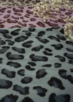 Clearance Coton Du Monde Echarpe Multiposition Léopard Gris