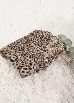 New Coton Du Monde Echarpe Tour de Cou Lynx