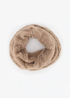 Clearance Coton Du Monde Echarpe Tour de Cou Beige