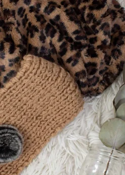 Outlet Coton Du Monde Echarpe Tour de Cou Leopard