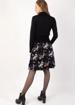 Cheap Coton Du Monde Jupe courte en coton DEEPALI imprimé fleuri Narcisse Hiver