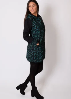 Store Coton Du Monde Manteau doublé polaire OLENIO fleuri Bleu