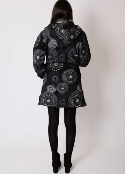 Hot Coton Du Monde Manteau veste polaire LASTO ethnique Gris