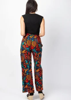 Store Coton Du Monde Pantalon femme fluide MELODY motif animalier Ara