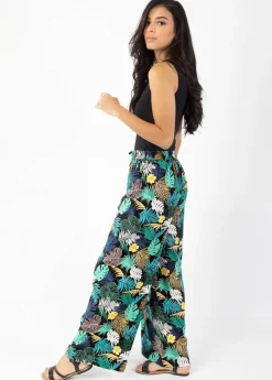 Fashion Coton Du Monde Pantalon fluide tendance MILLY vert Palme Vert
