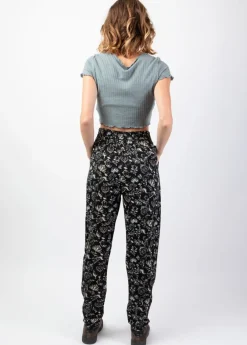 Hot Coton Du Monde Pantalon jambes droites en viscose épais JOVANY Orient