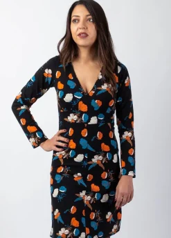 Fashion Coton Du Monde Robe courte 100% coton MEERA imprimé floral