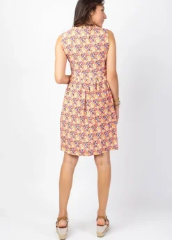 Clearance Coton Du Monde Robe courte babydoll ALEXA imprimé Camélia