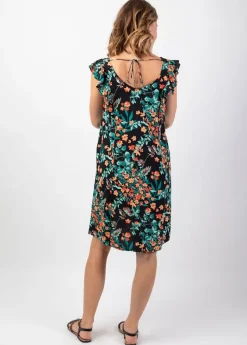 Best Sale Coton Du Monde Robe courte d'été femme  ZOLA motif floral Jaipur