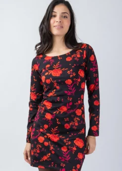 Cheap Coton Du Monde Robe courte en coton KALIKA imprimé floral