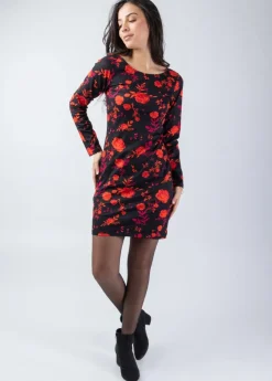 Cheap Coton Du Monde Robe courte en coton KALIKA imprimé floral