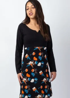 Shop Coton Du Monde Robe courte en coton SURYA imprimé floral Automn Flowers