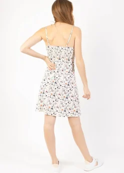 Discount Coton Du Monde Robe courte fines bretelles BEA imprimé Paisley