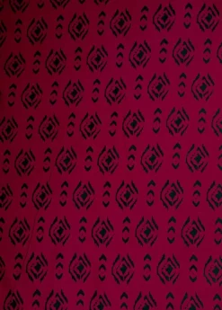 Flash Sale Coton Du Monde Robe courte fluide SALMA imprimé ethnique prune 12 Prune