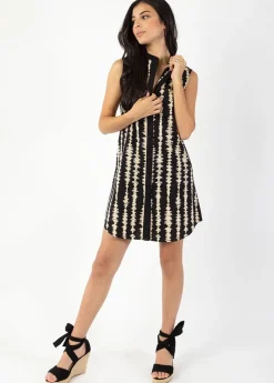 Flash Sale Coton Du Monde Robe courte MAYA col mao imprimé africain African Vibes