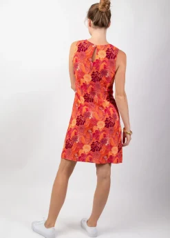 Fashion Coton Du Monde Robe fleurie courte été CHRISTINA fluide et légère Java