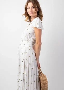 Fashion Coton Du Monde Robe longue bohème chic SUMATRA he Blanc